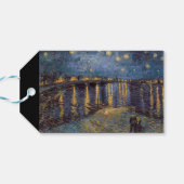 Starry Night Over Rhone River von Vincent Van Gogh Geschenkanhänger (Rückseite Horizontal)