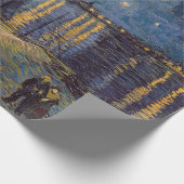 Starry Night Over Rhone River von Vincent Van Gogh Geschenkpapier (Ecke)