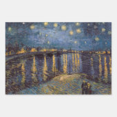 Starry Night Over Rhone River von Vincent Van Gogh Geschenkpapier Set (Vorderseite 2)