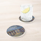 Starry Night Over Rhone River von Vincent Van Gogh Getränkeuntersetzer (Seite)