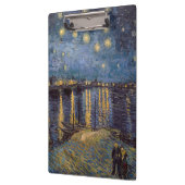 Starry Night Over Rhone River von Vincent Van Gogh Klemmbrett (Links)