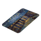 Starry Night Over Rhone River von Vincent Van Gogh Magnet (Linke Seite)