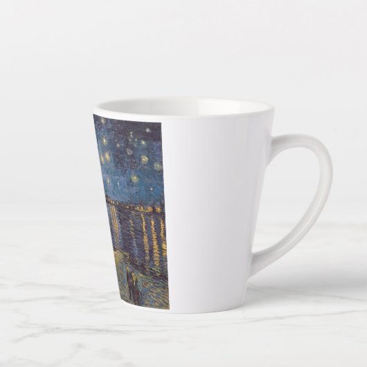 Starry Night Over Rhone River von Vincent Van Gogh Milchtasse (Rechts)