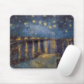 Starry Night Over Rhone River von Vincent Van Gogh Mousepad (Mit Mouse)