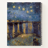 Starry Night Over Rhone River von Vincent Van Gogh Notizblock (Rückseite)