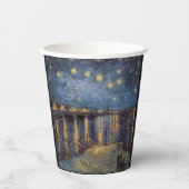 Starry Night Over Rhone River von Vincent Van Gogh Pappbecher (Vorderseite)
