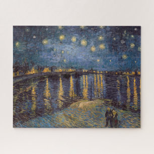 Starry Night Over Rhone River von Vincent Van Gogh Puzzle