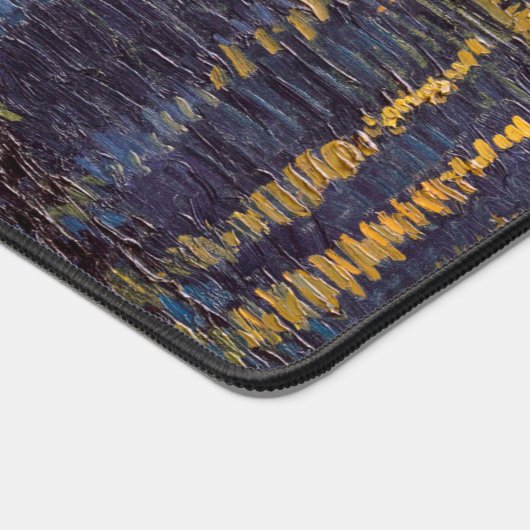 Starry Night Over Rhone River von Vincent Van Gogh Schreibtischunterlage (Ecke)