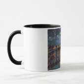 Starry Night Over Rhone River von Vincent Van Gogh Tasse (Links)