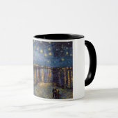 Starry Night Over Rhone River von Vincent Van Gogh Tasse (VorderseiteRechts)