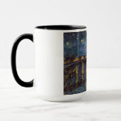 Starry Night Over Rhone River von Vincent Van Gogh Tasse (Links)