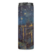 Starry Night Over Rhone River von Vincent Van Gogh Thermosbecher (Rückseite)