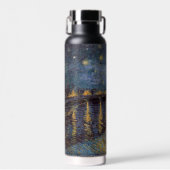 Starry Night Over Rhone River von Vincent Van Gogh Trinkflasche (Vorne)