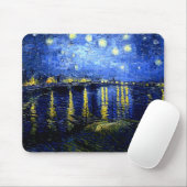Starry Night over Rhone, Van Gogh art Mousepad (Mit Mouse)