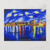 "Starry Night Over Savannah" von T.S. Reifenpostka Postkarte (Vorderseite)