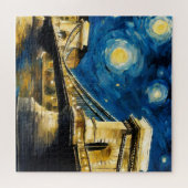 Starry Night Over the Donau Puzzle (Horizontal)