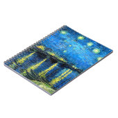 Starry Night Over the Rhone (1888) Van Gogh Spiral Notizblock (Linke Seite)