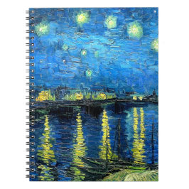 Starry Night Over the Rhone (1888) Van Gogh Spiral Notizblock