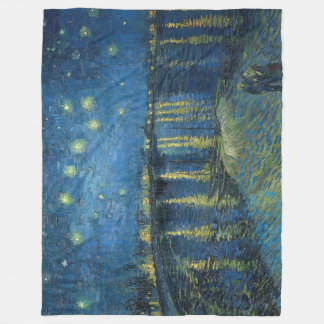 Starry Night Over the Rhone (1888) Vincent van Gog Fleecedecke