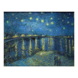 Starry Night Over the Rhone (1888) Vincent van Gog Fotodruck
