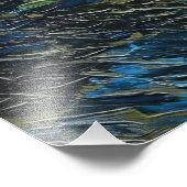 Starry Night Over the Rhone (1888) Vincent van Gog Fotodruck (Ecke)