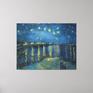 Starry Night Over the Rhone (1888) Vincent van Gog Leinwanddruck