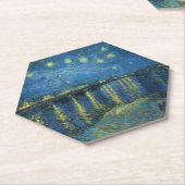 Starry Night Over the Rhone (1888) Vincent van Gog Untersetzer (angewinkelt)