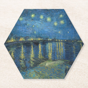 Starry Night Over the Rhone (1888) Vincent van Gog Untersetzer