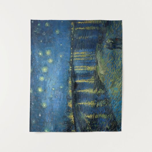 Starry Night Over the Rhone (1888) Vincent van Gog Wandteppich (Vorderseite)