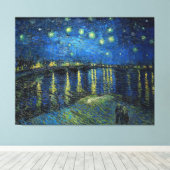 Starry Night over the Rhone by Van Gogh Leinwanddruck (Insitu (Holzboden))