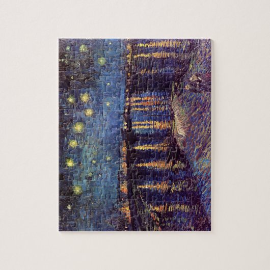 Starry Night Over the Rhone by Vincent van Gogh Puzzle (Vertikal)
