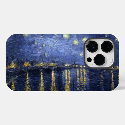 Starry Night Over the Rhone Case-Mate iPhone Hülle (Rückseite (Horizontal))