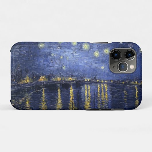 Starry Night Over the Rhone Case-Mate iPhone Hülle (Rückseite (Horizontal))