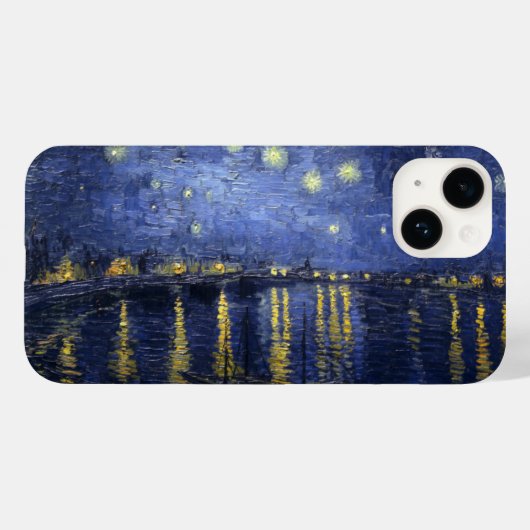 Starry Night Over the Rhone Case-Mate iPhone Hülle (Rückseite (Horizontal))