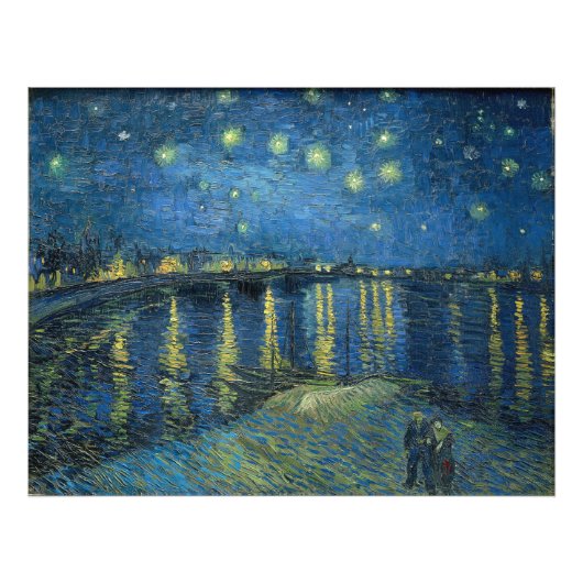 Starry Night Over the Rhone Fotodruck (Vorne)