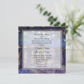 Starry Night over the Rhone, Hochzeit Einladung (Stehend Vorderseite)