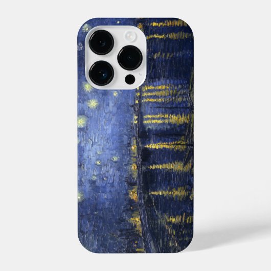 Starry Night Over the Rhone iPhone Hülle (Rückseite)