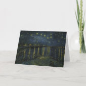 Starry Night Over the Rhône, oil painting Van Gogh Karte (Vorderseite)