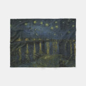 Starry Night Over the Rhône, Ölgemälde Van Gogh Fleecedecke (Vorderseite (Horizontal))