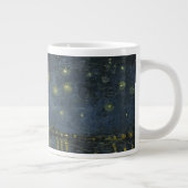 Starry Night Over the Rhône, Ölgemälde Van Gogh Jumbo-Tasse (Rechts)