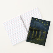 Starry Night Over the Rhône, Ölgemälde Van Gogh Notizblock (Innenseite)