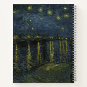 Starry Night Over the Rhône, Ölgemälde Van Gogh Notizblock (Rückseite)