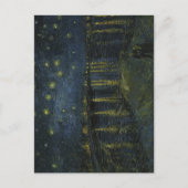 Starry Night Over the Rhône, Ölgemälde Van Gogh Postkarte (Vorderseite)