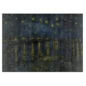 Starry Night Over the Rhône, Ölgemälde Van Gogh Schneidebrett (Vorderseite)
