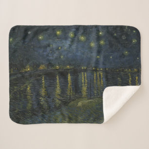 Starry Night Over the Rhône, Ölgemälde Van Gogh Sherpadecke