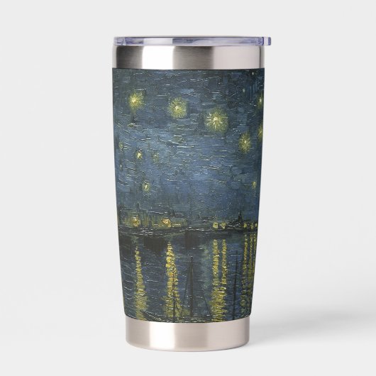 Starry Night Over the Rhône, Ölgemälde Van Gogh Thermobecher (Links)