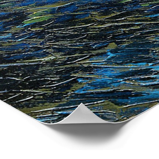 Starry Night Over the Rhone Poster (Ecke)