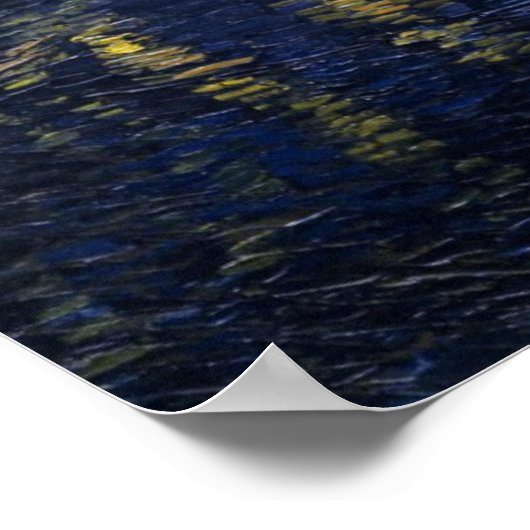 Starry Night Over the Rhone Poster (Ecke)