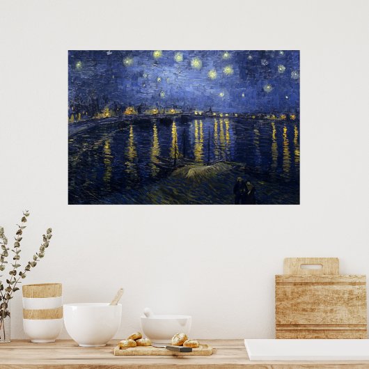 Starry Night Over the Rhone Poster (Küche)