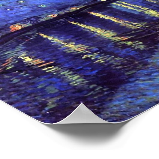 Starry Night Over the Rhone Poster (Ecke)